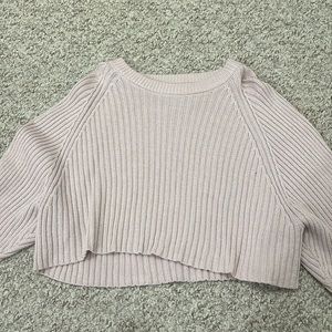 BRAND NEW NEVER BEEN WORN aéropostale size Small cropped pink sweater